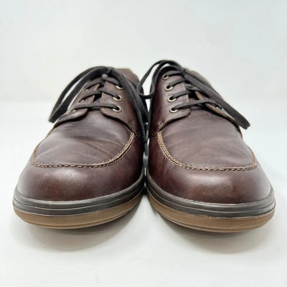 Mephisto Douk Waterproof Oxford Shoes Mens Brown Chestnut Leather US 7.5 EUR 7